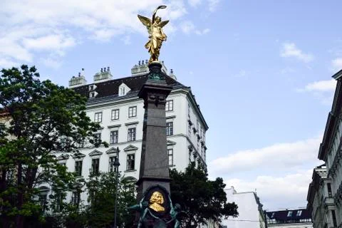 Goldene Statue Stock Photos