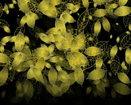 Goldenleafs-loop Stock Footage 511986