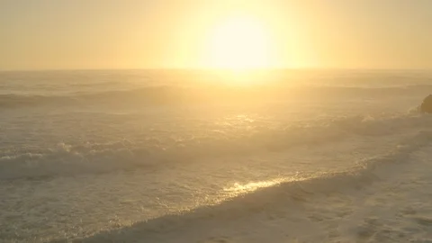 GoldenSunsetPacificOcean Stock-Footage 110891466