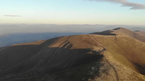 Golder sand close up mountains. Sunset. 스톡 동영상 126528561