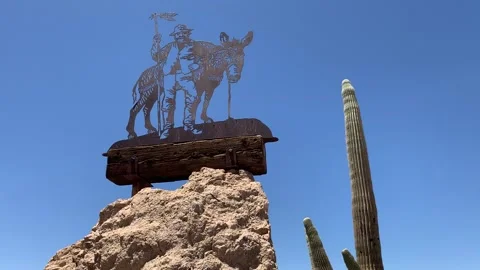 Goldfield Ghost Town Apache Junction Arizona Video stock 132835804