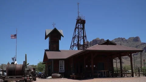 Goldfield Ghost Town Apache Junction Arizona Stock Footage 132858593