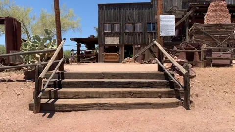 Goldfield Ghost Town Apache Junction Arizona Stock Footage 132865364