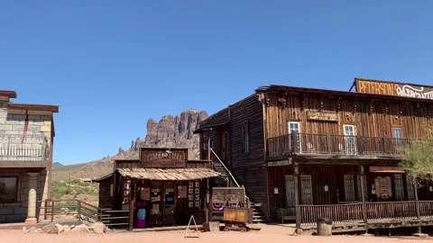 Goldfield Ghost Town Apache Junction Arizona Stock Footage 132885130