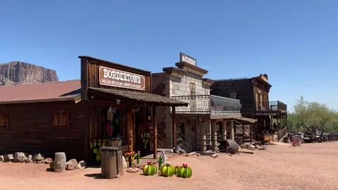 Goldfield Ghost Town Apache Junction Arizona Stock Footage 132885227