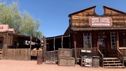 Goldfield Ghost Town Apache Junction Arizona Stock Footage 132885291