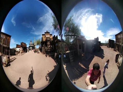 Goldfield Ghost Town Video stock 71332553