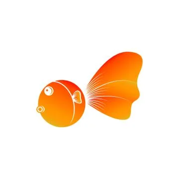 Goldfish colorful vector Illustrazione stock