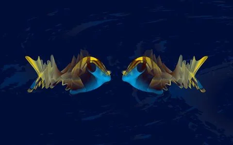 Goldfish illustration Stock Illustration
