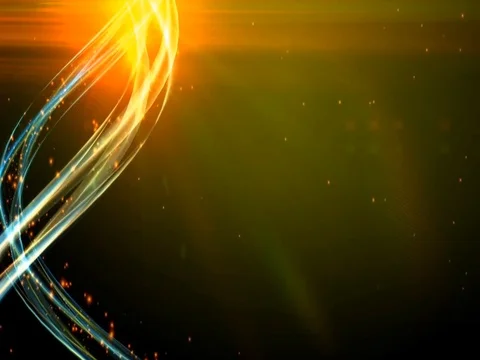 Goldish Blue Waves 스톡 동영상 73617971