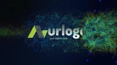 GoldMedal Particle Logo Formation Stock After Effects