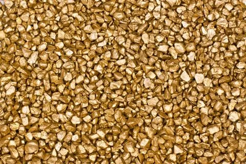 Goldnuggets Foto stock