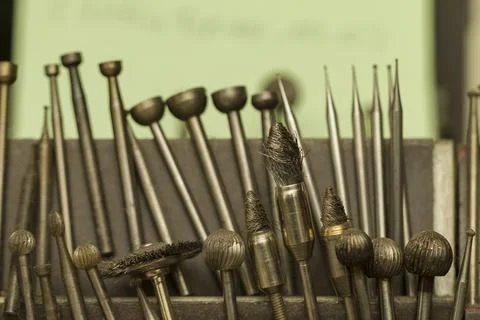 Goldsmith tools Foto stock