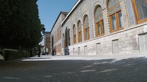 Golestan palace Stock Footage 88921097