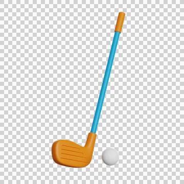 Golf 3D icon Stock Illustration