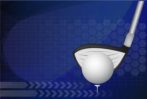 Golf background ,Vector Stock Illustration