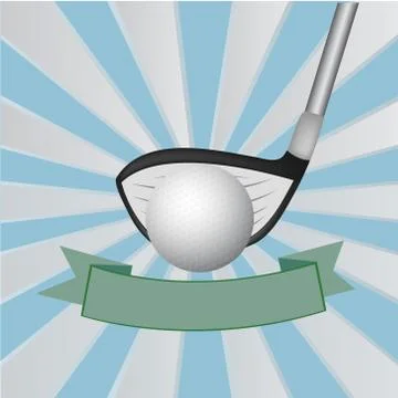 Golf background ,Vector Stock Illustration
