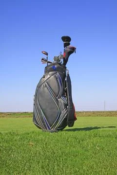 Golf bag Stock Photos