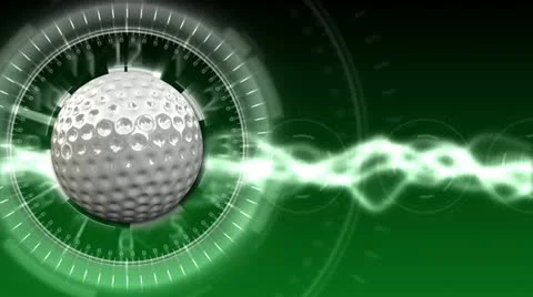 Golf Ball Background 02 (HD) Stock Footage 12281725