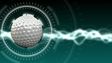 Golf Ball Background 05 (HD) Stock Footage 12576432