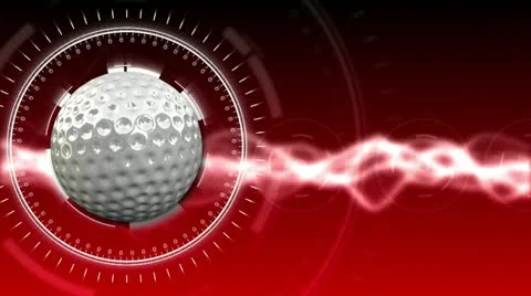 Golf Ball Background 07 (HD) Stock Footage 12576773