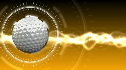 Golf Ball Background 09 (HD) Stock Footage 12577468