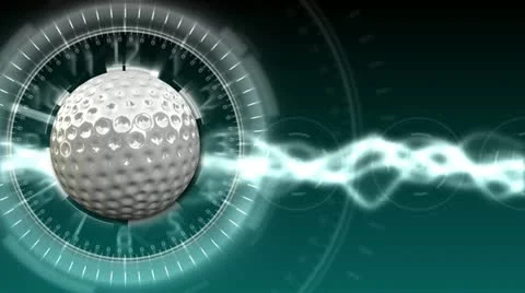 Golf Ball Background 10 (HD) Stock Footage 12577810
