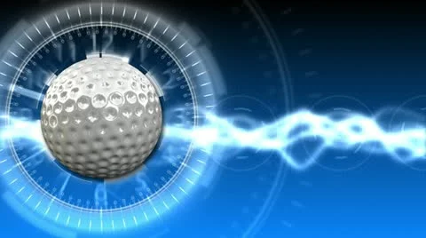 Golf Ball Background 11 (HD) Stock Footage 12578171