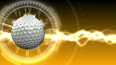 Golf Ball Background 14 (HD) Stock Footage 12581807