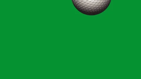 Golf Ball Background Animation. 4K,60fps Stock Footage 111647341