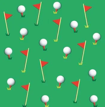 Golf ball background vector Illustrazione stock
