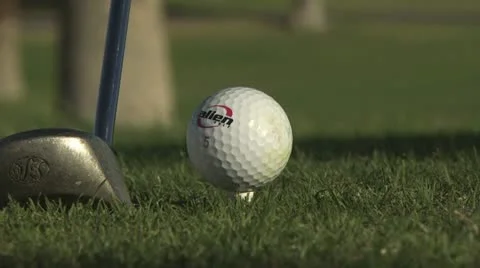 Golf Ball Being Hit 2 Video stock 19149270