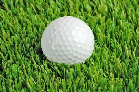 Golf ball close up 스톡 사진