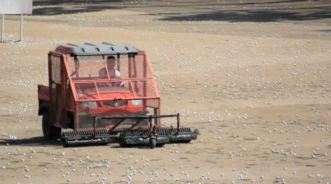 Golf Ball Collector 스톡 동영상 10910768