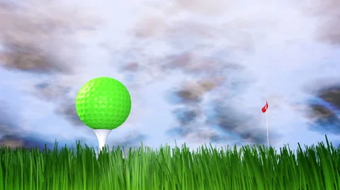 Golf Ball  HD Stock Footage 41268371