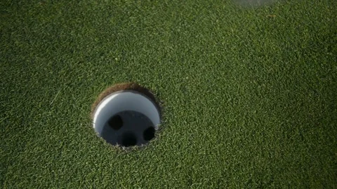 Golf Ball into the Hole 스톡 동영상 89141281