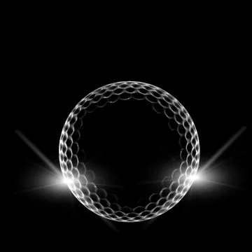 Golf ball Stock Illustration