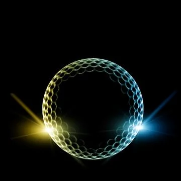 Golf ball Stock Illustration
