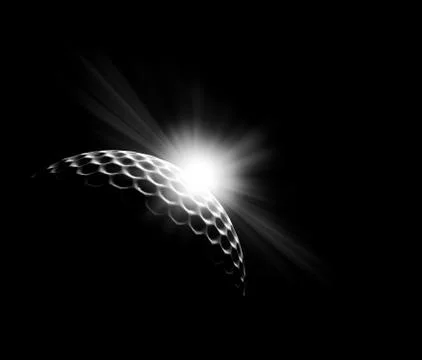 Golf ball Illustrazione stock