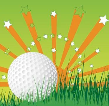 Golf ball Stock Illustration