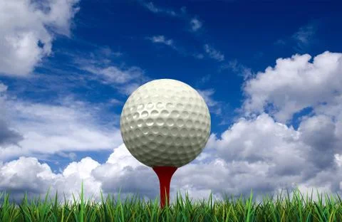 Golf ball Stock Illustration