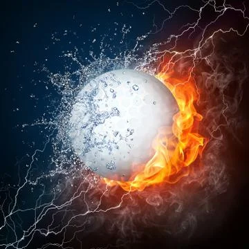 Golf Ball Stock Illustration