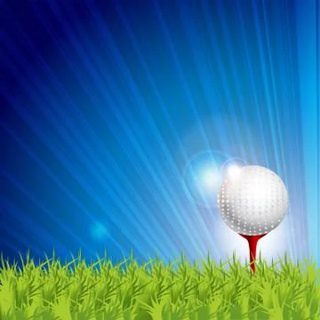 Golf ball Stock Illustration