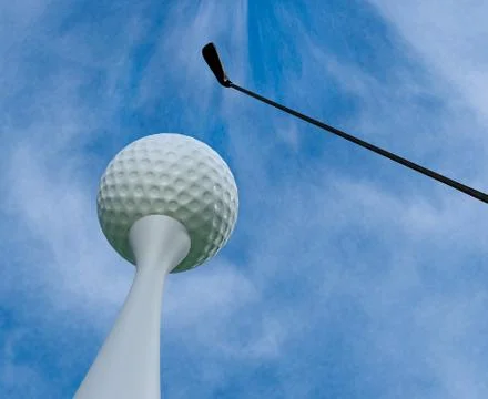 Golf ball Stock Illustration