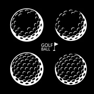Golf ball Stock Illustration