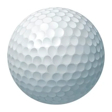 Golf ball illustration Stock Illustration