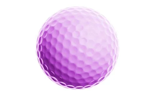 Golf ball isolated on white Stock Photos