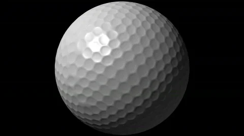 Golf Ball Loop-5 Sec Y Rotate-1080p 動画素材 521373