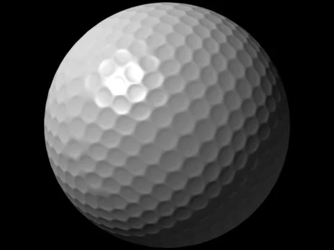 Golf Ball Loop-5 Sec Y Rotate-D1 動画素材 521565