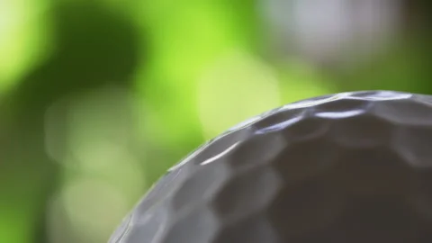 Golf ball macro Stock Footage 132309529